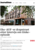 Eks-AUF-er drapstruet etter intervju om Giske-episode