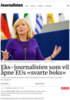 Eks-journalisten som vil åpne EUs «svarte boks»