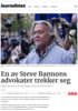 En av Steve Bannons advokater trekker seg