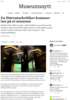 En litteraturkritiker kommer inn på et museum