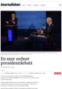 En mer ordnet presidentdebatt