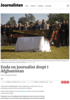 Enda en journalist drept i Afghanistan