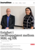 Enighet i tariffoppgjøret mellom MBL og HK