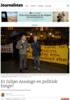 Er Julian Assange en politisk fange?