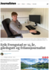 Erik Frengstad er 14 år, gårdsgutt og frilansjournalist