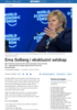 Erna Solberg i eksklusivt selskap