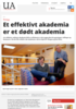 Et effektivt akademia er et dødt akademia