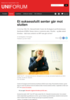 Et suksessfullt senter går mot slutten