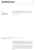 Et trygt rom