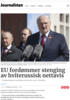 EU fordømmer stenging av hviterussisk nettavis
