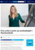 Eva-Lotta Laurin ny markedssjef i Mynewsdesk