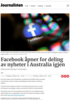 Facebook åpner for deling av nyheter i Australia igjen