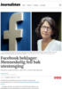 Facebook beklager: Menneskelig feil bak utestenging