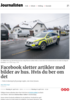 Facebook sletter innlegg med bilder av hus. Hvis du ber om det