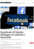 Facebook vil hindre delingen av nyheter i Australia