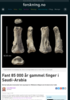Fant 85 000 år gammel finger i Saudi-Arabia