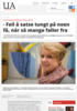 - Feil å satse tungt på noen få, når så mange faller fra