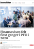 Finansavisen felt flest ganger i PFU i 2020