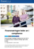 Finansnæringen leder an i compliance