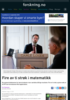 Fire av ti strøk i matematikk