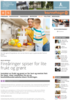 Fireåringer spiser for lite frukt og grønt