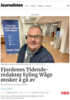 Fjordenes Tidende-redaktør Erling Wåge ønsker å gå av