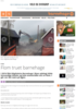 Flom truet barnehage