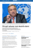 FN-sjef advarer mot desinfo-demi