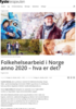 Folkehelsearbeid i Norge anno 2020 - hva er det?