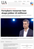 Fornybare ressurser kan skape jobber til millioner