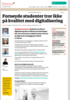 Fornøyde studenter tror ikke på kvalitet med digitalisering