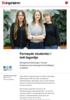 Fornøyde studenter i tett fagmiljø