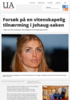 Forsøk på en vitenskapelig tilnærming i Johaug-saken