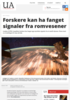 Forskere kan ha fanget signaler fra romvesener