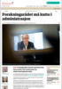 Forskningsrådet må kutte i administrasjon