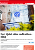 Fort i jobb etter endt utdanning