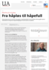 Fra håpløs til håpefull