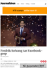 Fredrik Solvang tar Facebook-grep