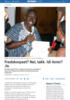 Fredskorpset? Nei, takk. Idi Amin? Ja.