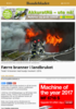 Færre branner i landbruket