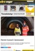 Første tunnel i løsmasser