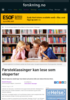 Førsteklassinger kan lese som eksperter