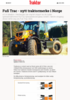 Fu Trac - nytt traktormerke i Norge