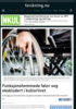 Funksjonshemmede føler seg ekskludert i kulturlivet