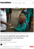 Gi oss et globalt perspektiv på konsekvensen av korona-pandemien!