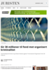 Gir 38 millioner til fond mot organisert kriminalitet