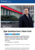 Gjør bankkarriere i New-York