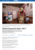 Global bistand lå flatt i 2017