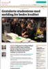 Gratulerte studentene med melding for bedre kvalitet
