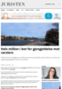 Halv million i bot for gjengjeldelse mot varslere